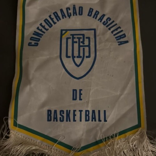 Brazilian Basketball Federation Banner like new, authentic