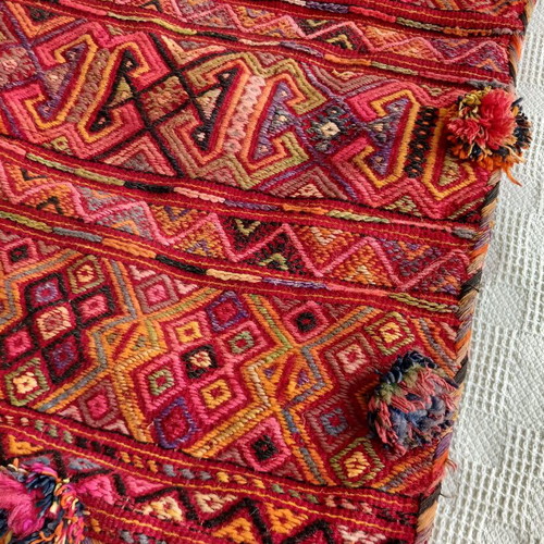 Cretan Vourgia folk art textile like new, late 19th century