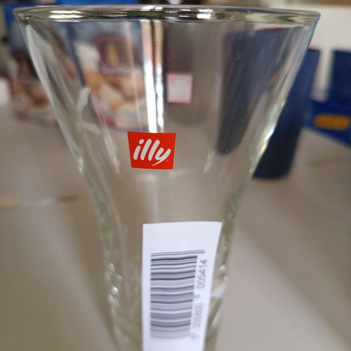 Illy Freddo Cappuccino Glasses set of 12, new, 33cl