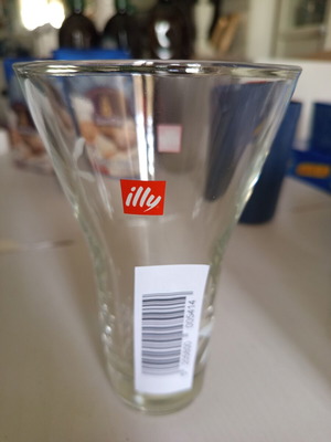 Illy Freddo Cappuccino Glasses set of 12, new, 33cl