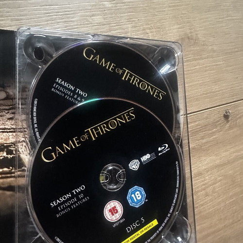 Game of Thrones The Complete Second Season Blu-Ray used with English subs