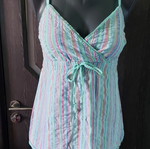 Only cotton tunic top like new, striped, sizes XS to M