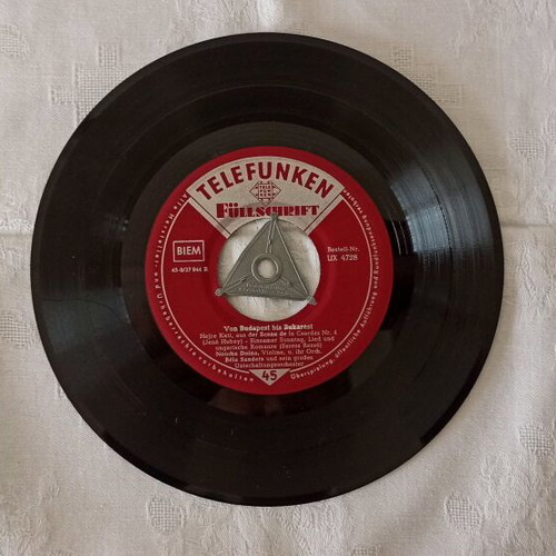 Pack of 9 authentic 45 RPM vinyl records classical music used