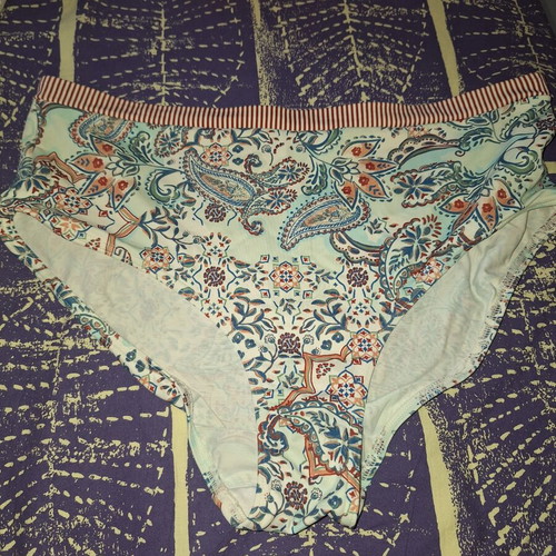 Triumph multicolor bikini bottom like new, size L
