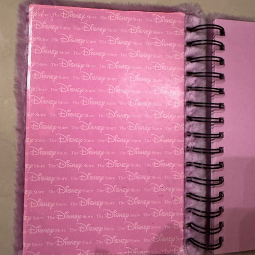 Minnie Mouse Fuzzy Notebook like new, authentic Disney World