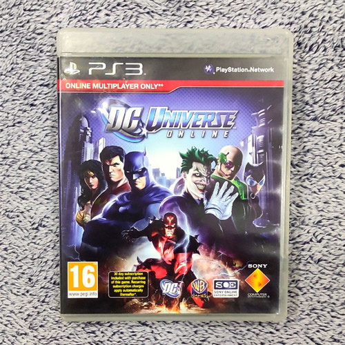DC Universe Online PS3 used, online multiplayer