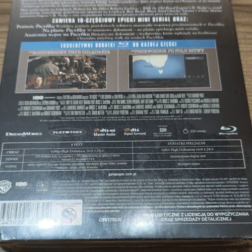 The Pacific Blu-ray metal case with Greek subtitles new