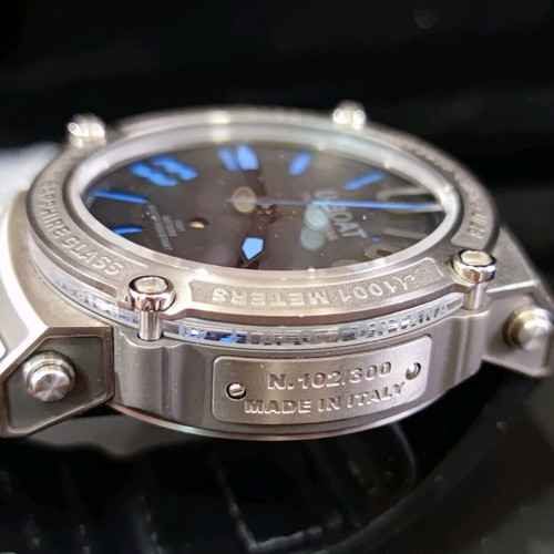 U-Boat U1001 Titanium Diver Watch 1000M Limited Edition 300 pcs like new