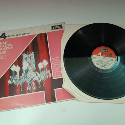 Werner Muller vinyl used, Great Strauss Waltzes