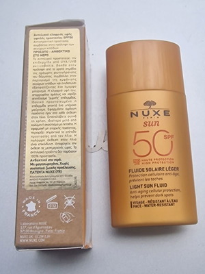 Nuxe Sun Light Fluid High Protection SPF50 Αντηλιακό Προσώπου 50 ml Καινούργιο