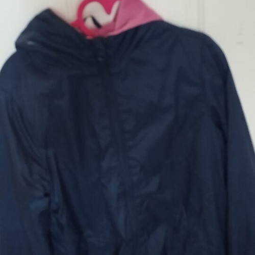Benetton jacket like new, thin for spring and autumn, blue and pink