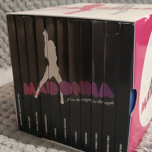 Madonna box set "From the Origins to the Myth", 9 CDs and 2 DVDs