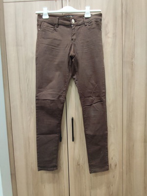 Massimo Dutti Skinny Fit Denim Pants like new, brown, size M