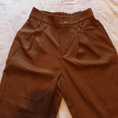 Women's pants wide leg brown size small like new