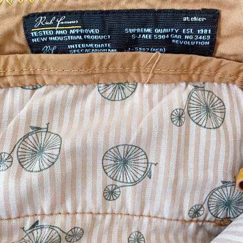 Rich Famous Pant used, size W44, brown