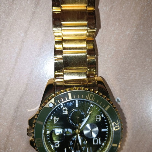 Ulysses watch used, men's, gold color