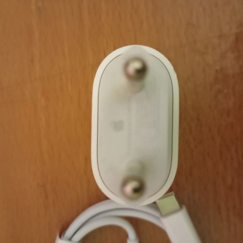 Apple charger with USB-C adapter and original cable