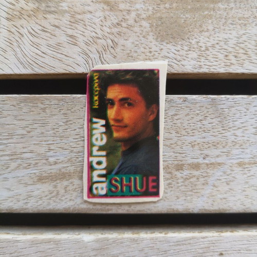 Vintage stickers of actors and singers used, pack of 43