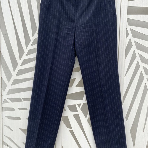 Modesto Bertotto Biella men's suit set like new, dark blue mohair fabric
