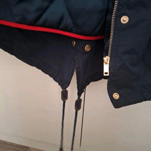Zara jacket dark blue small like new with removable vest