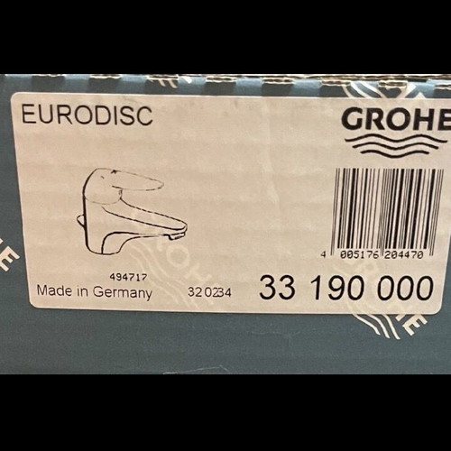 Grohe Eurodisc mixer tap for washbasin new chrome