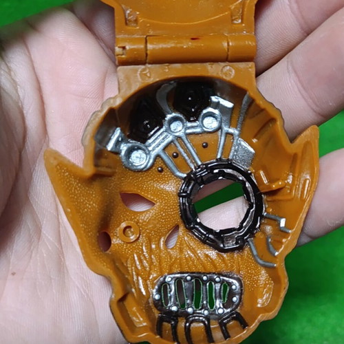 Mighty Max Skull Warrior Horror Head micro set used, rare 1992