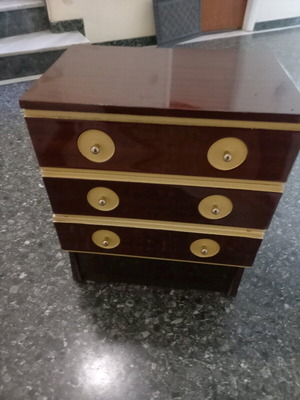 Bedroom nightstand like new for clothing storage