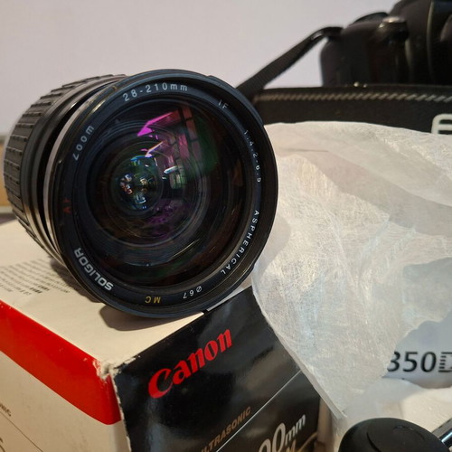 Canon EOS 350D Kit with 2 Lenses and Professional B+W IR Filter like new
