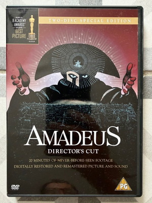 Amadeus DVD two-disc special edition like new, historical