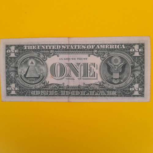 One dollar United States 1969 used, in good condition