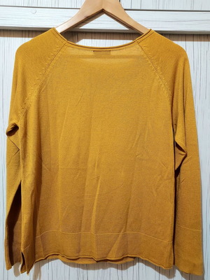 Basic women's blouse used, small size, yellow