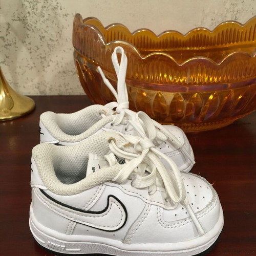 Nike Force 1 Crib Booties Baby Shoe size US 4C like new
