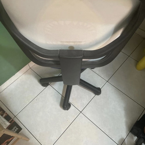 Office chair with Jaws print, comfortable seat cushion