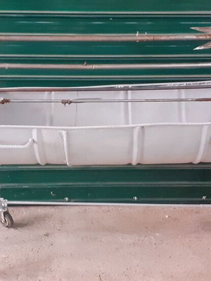 Rotisserie grill set used with motor and accessories