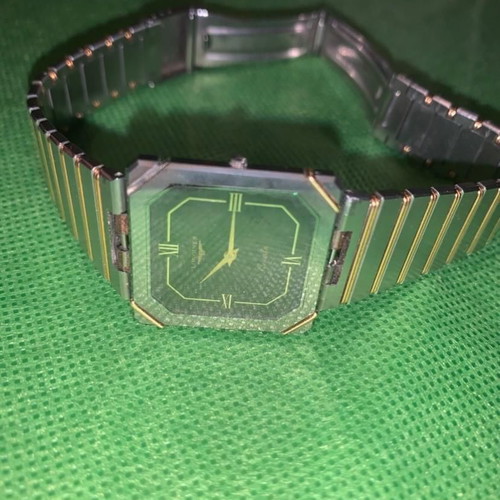 Longines Quartz vintage ρολόι μεταχειρισμένο, ασημί και χρυσαφί