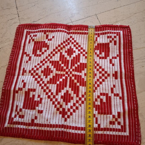Vintage set of 8 traditional woven linens Arta Brașov