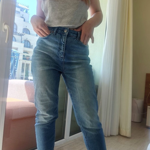 Trendyol Mom jeans, blue, women's