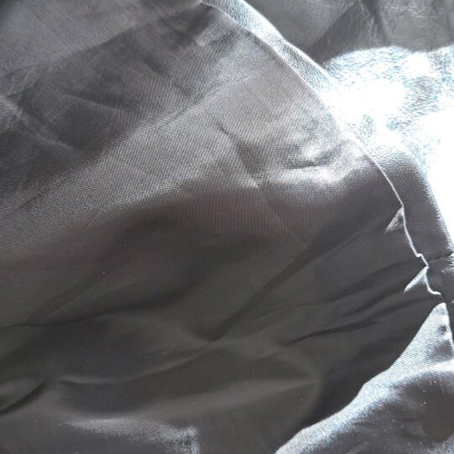 Vila black lamb leather skirt like new no. SM