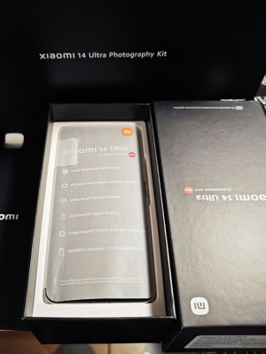 Xiaomi 14 Ultra 16-512GB άσπρο, σαν καινούργιο, δερμάτινη πλάτη