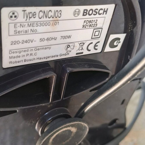 Bosch fruit juicer used
