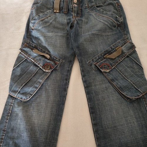 Miss Sixty Cargo Jeans like new, washed denim, size 25