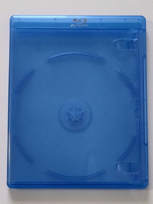 Blu-ray case single new, classic blue