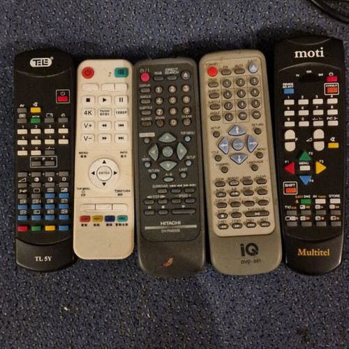Various remote controls like new