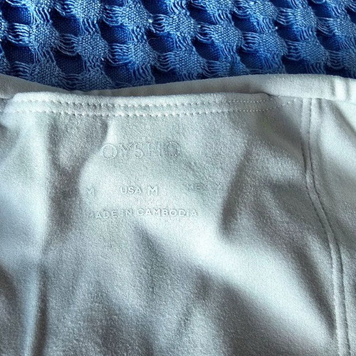 Oysho compression shorts, size Medium, white