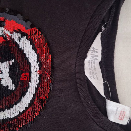 H&M children's t-shirts used, pack of 3, ages 3-4