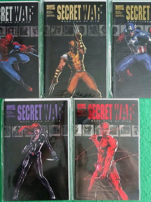 Secret War #1-5 used limited series with Quake first appearance
