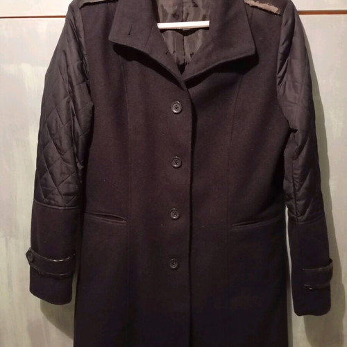 Long coat used, blue, size M