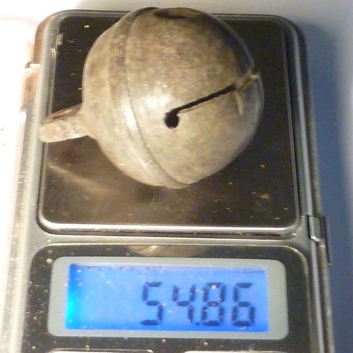 Antique bronze bell used, horse ammunition rattle