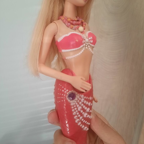 Barbie The Pearl Princess Lumina mermaid doll with transforming tail (2014)