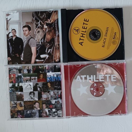 Athlete 2 CDs like new, Black Swan & Singles 01-10
